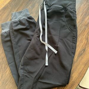 Figs Black Joggers